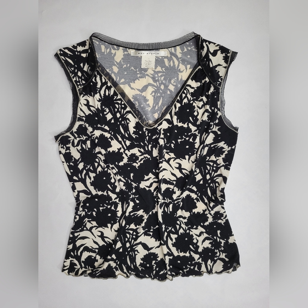 Vintage Max Studio Sleeveless Y2K Blouse